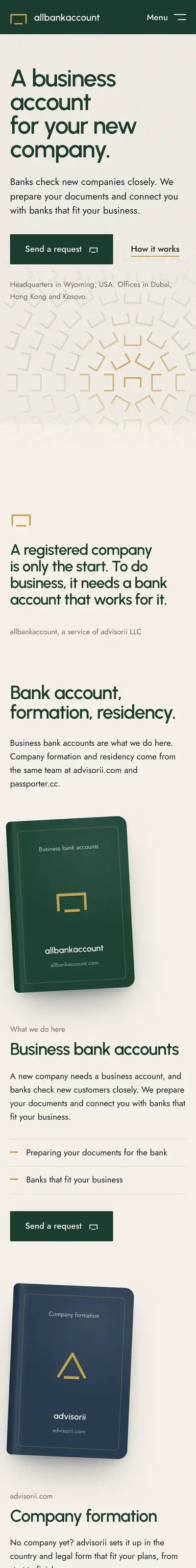 allbankaccount.com auf dem Handy