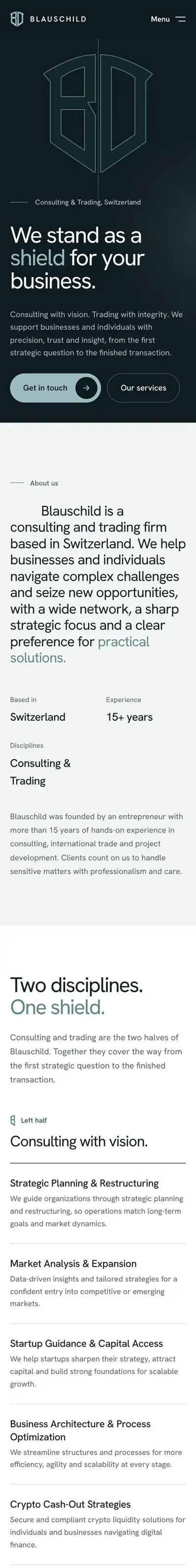 blauschild.ch auf dem Handy